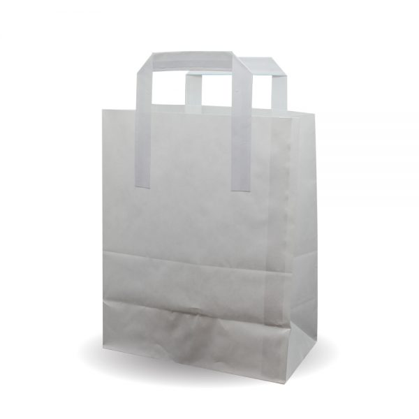 25pcs – Biopack Medium White Bags   (8.5×5.5×10.5”) 200pcs Per Case 